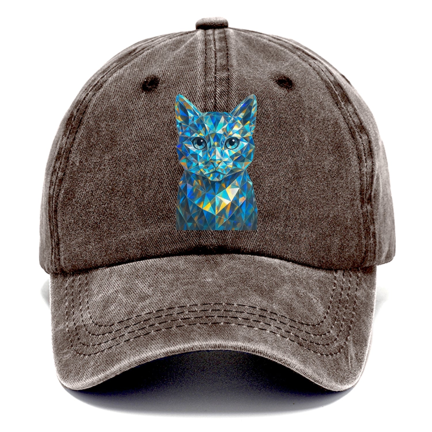 crystal prism portrait design Hat