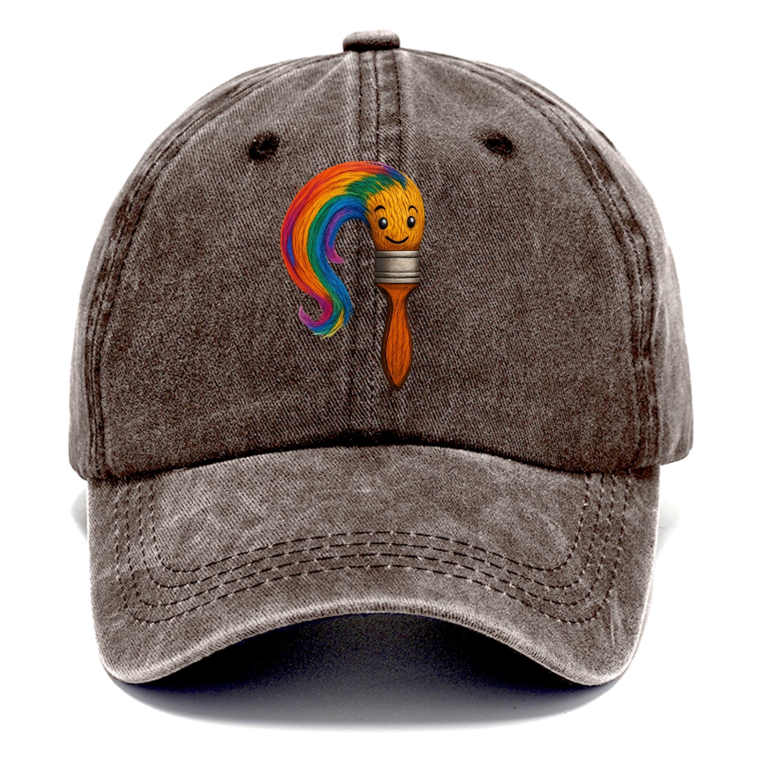rainbow brushstrokes Hat