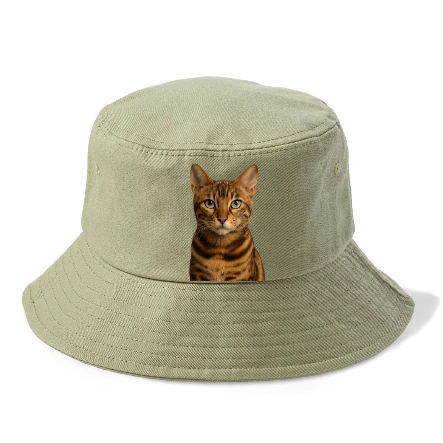 bengal cat portrait design Hat