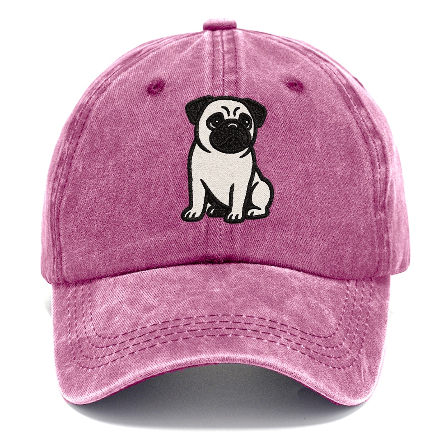 black-pug-charming-companion Hat