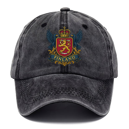 finland lion logo Hat
