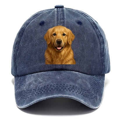 Golden Retriever Portrait Hat