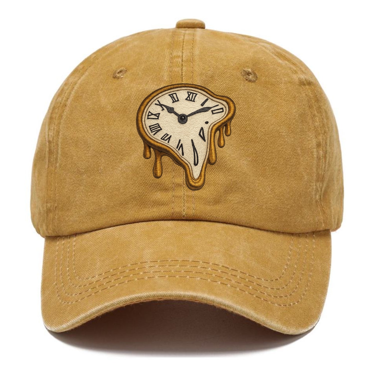 melting clock surreal time distortion Hat