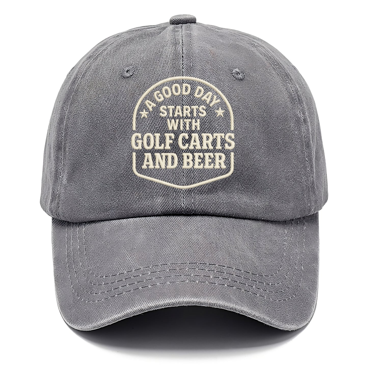 golf and leisure slogan Hat