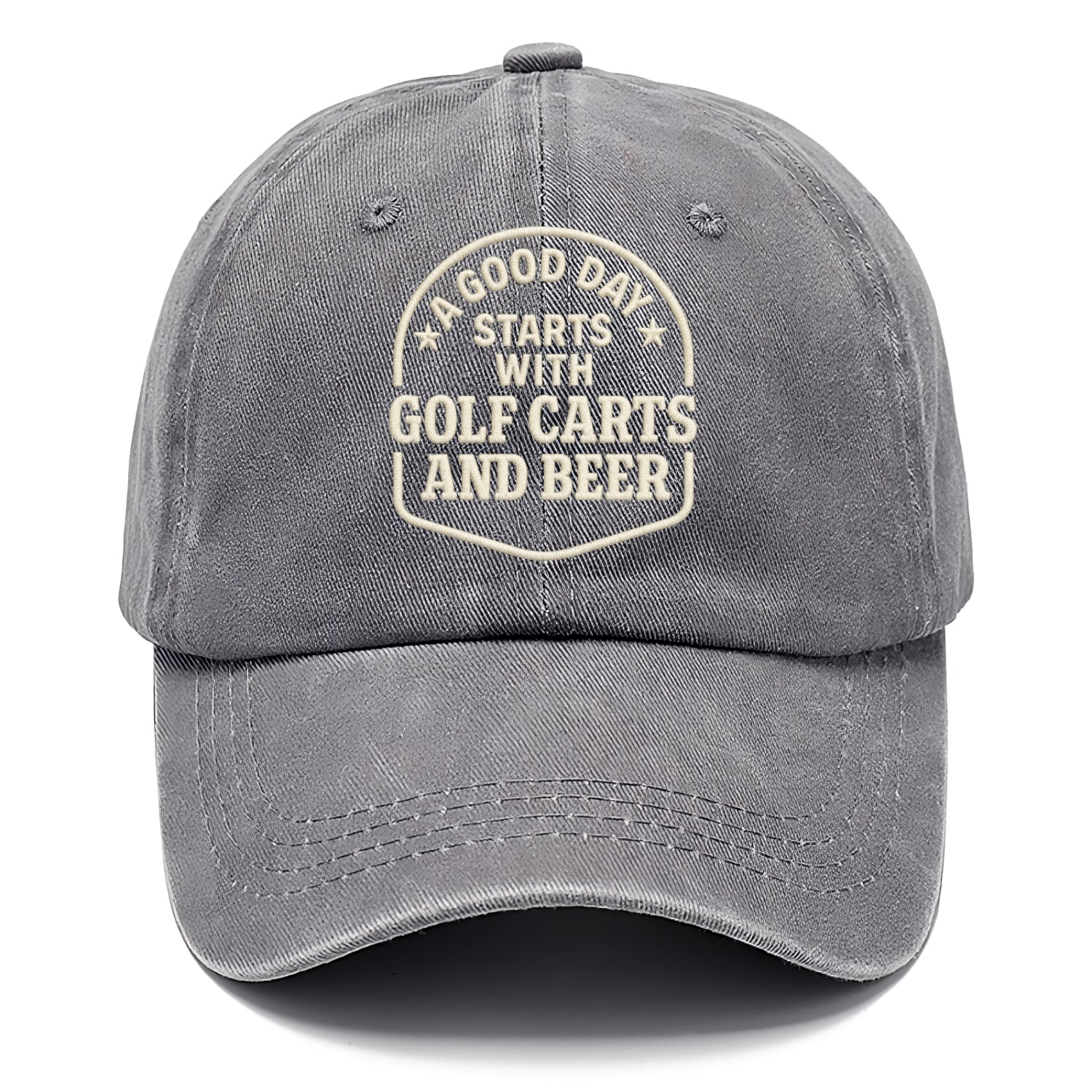 golf and leisure slogan Hat