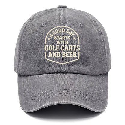 golf and leisure slogan Hat