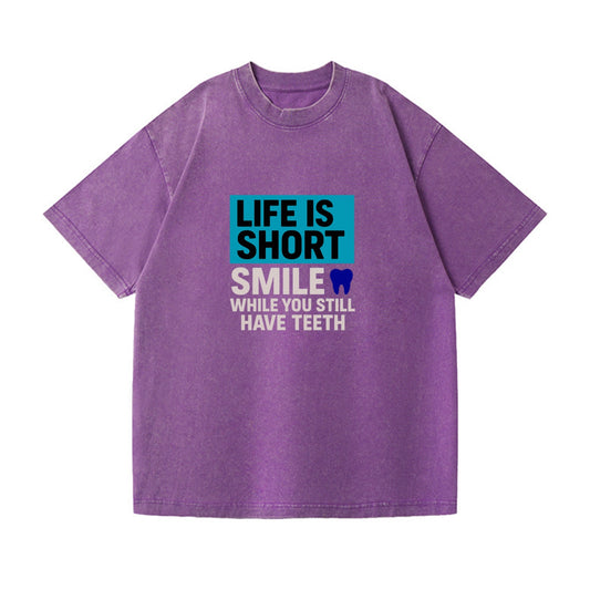 life short smile while Hat