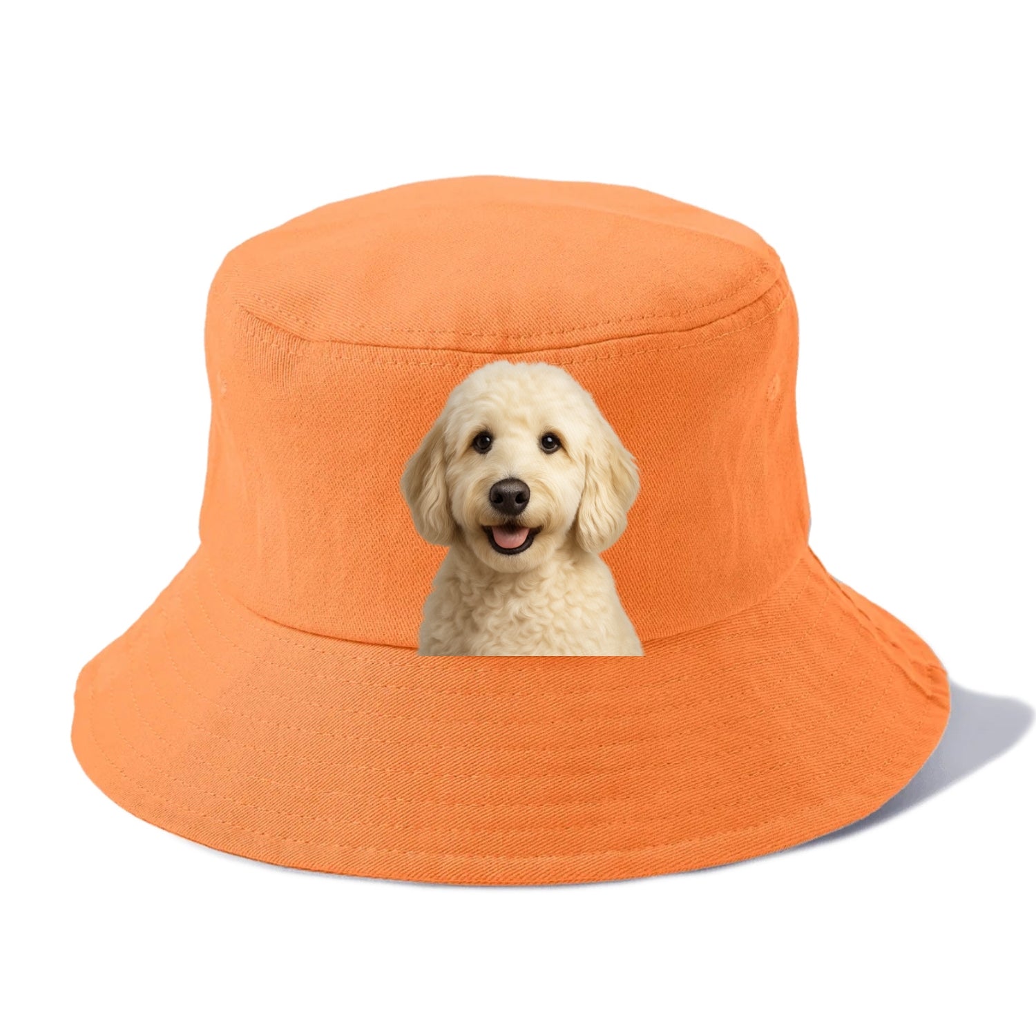 english cream doodle portrait design Hat