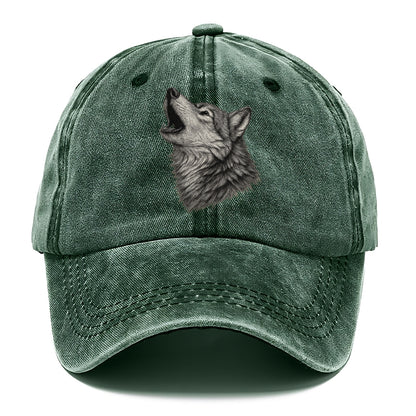 wolf howling Hat