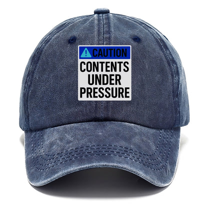 contents under pressure Hat