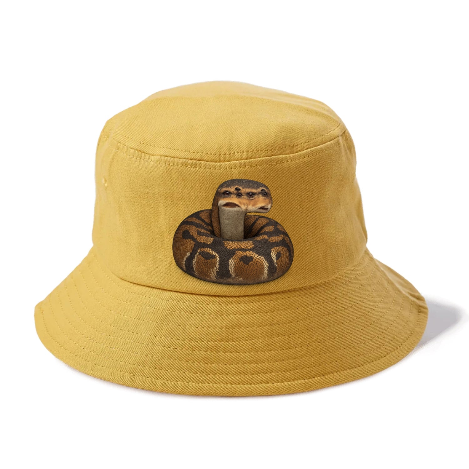 snake portrait design Hat