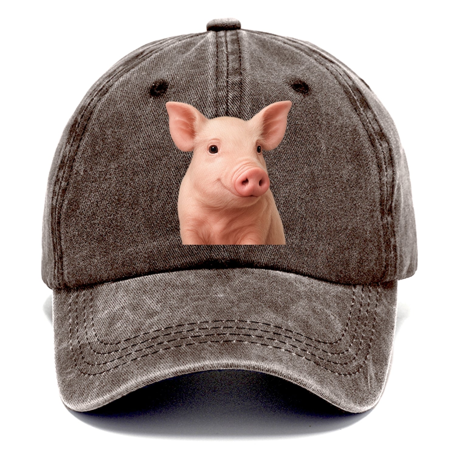 pig portrait design Hat