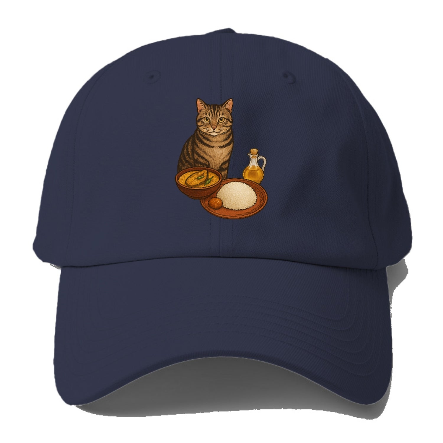 bengali-fish-curry-cat-charm Hat