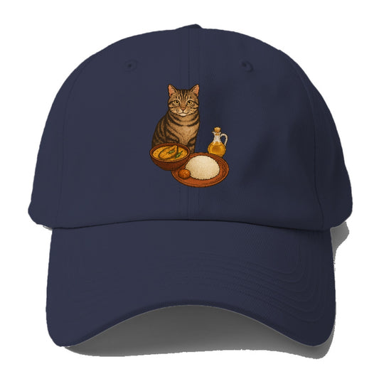 bengali-fish-curry-cat-charm Hat