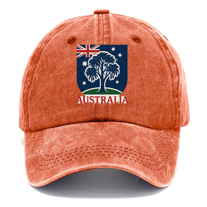 Australian Emblem with Text Hat