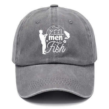 reel men fish Hat