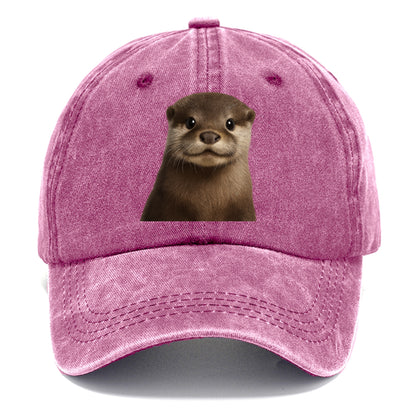 otter portrait design Hat