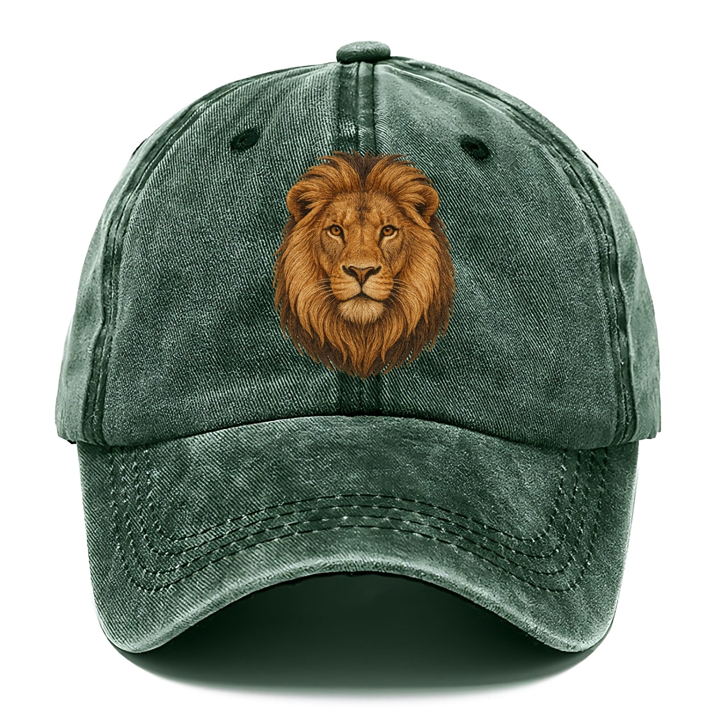 detailed lion head portrait Hat