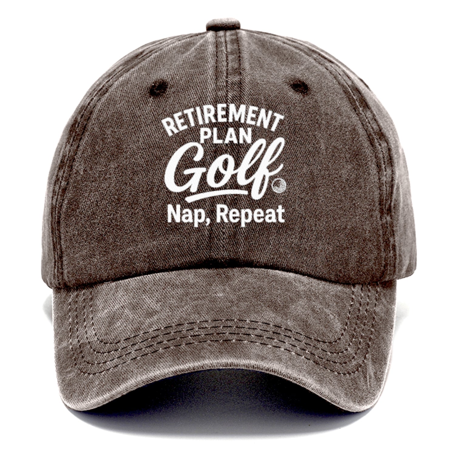 retirement golf nap repeat plan Hat