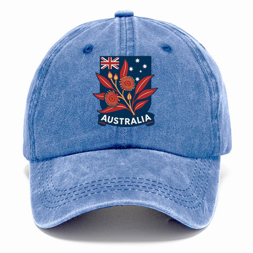 Australian Floral Patriotic Classic Cap