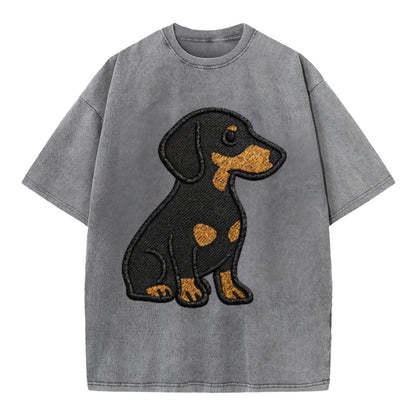 dachshund-black-and-tan-loyal-companion Hat