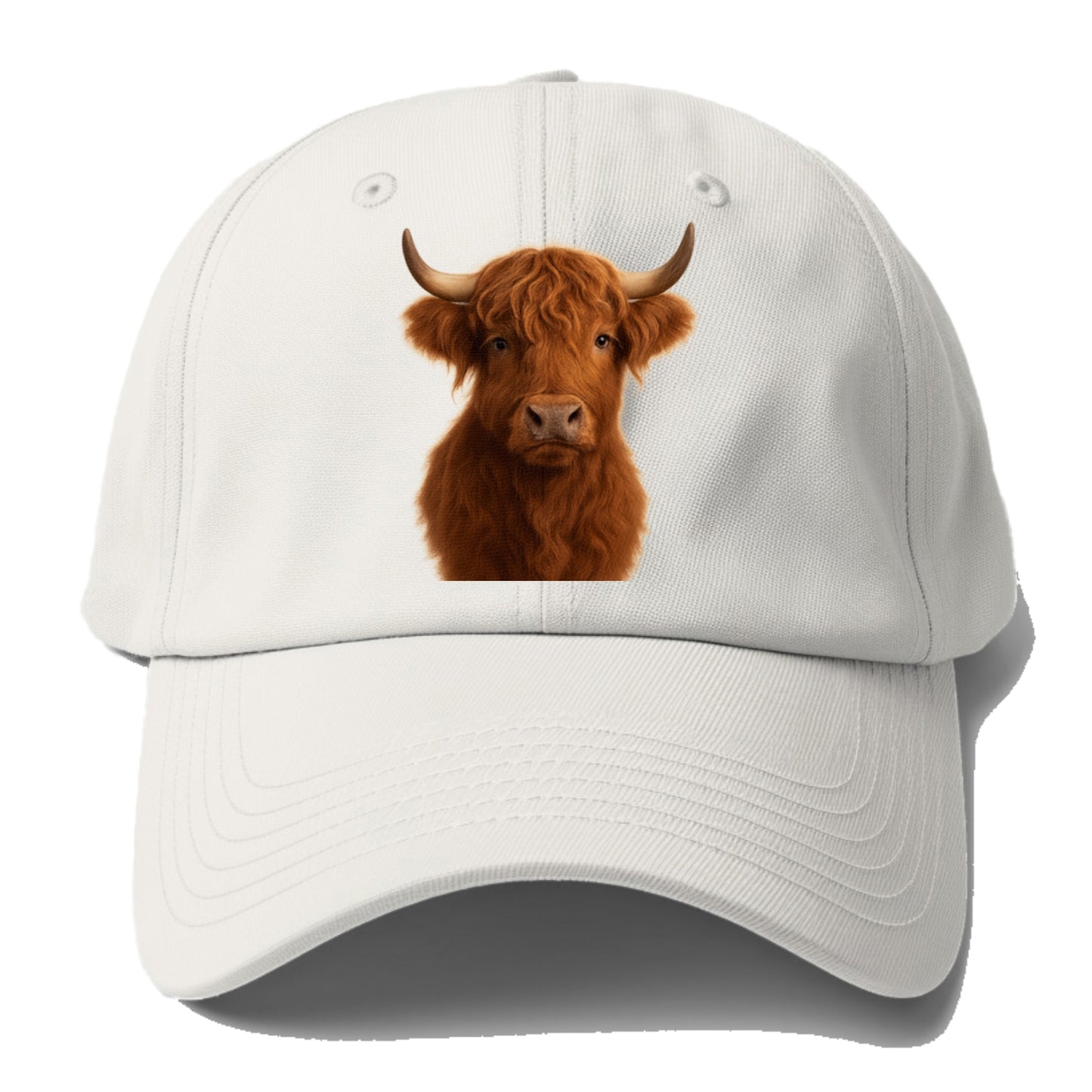 highland cow portrait design Hat