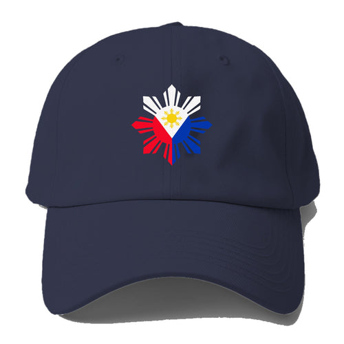 Philippines Iconic Sun And Stars Baseball Cap