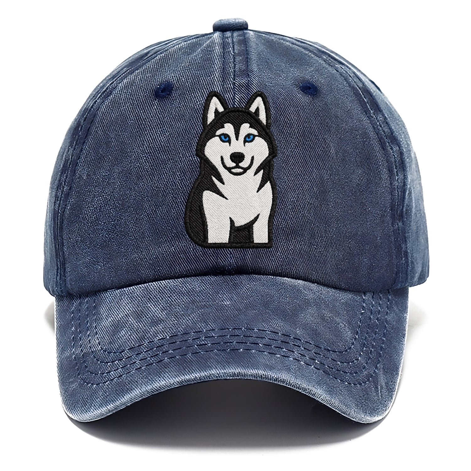husky-blue-eyes-piercing-gaze Hat