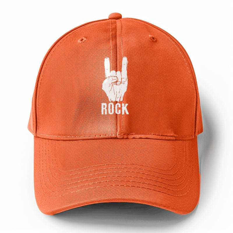 hand horn rock n roll Hat