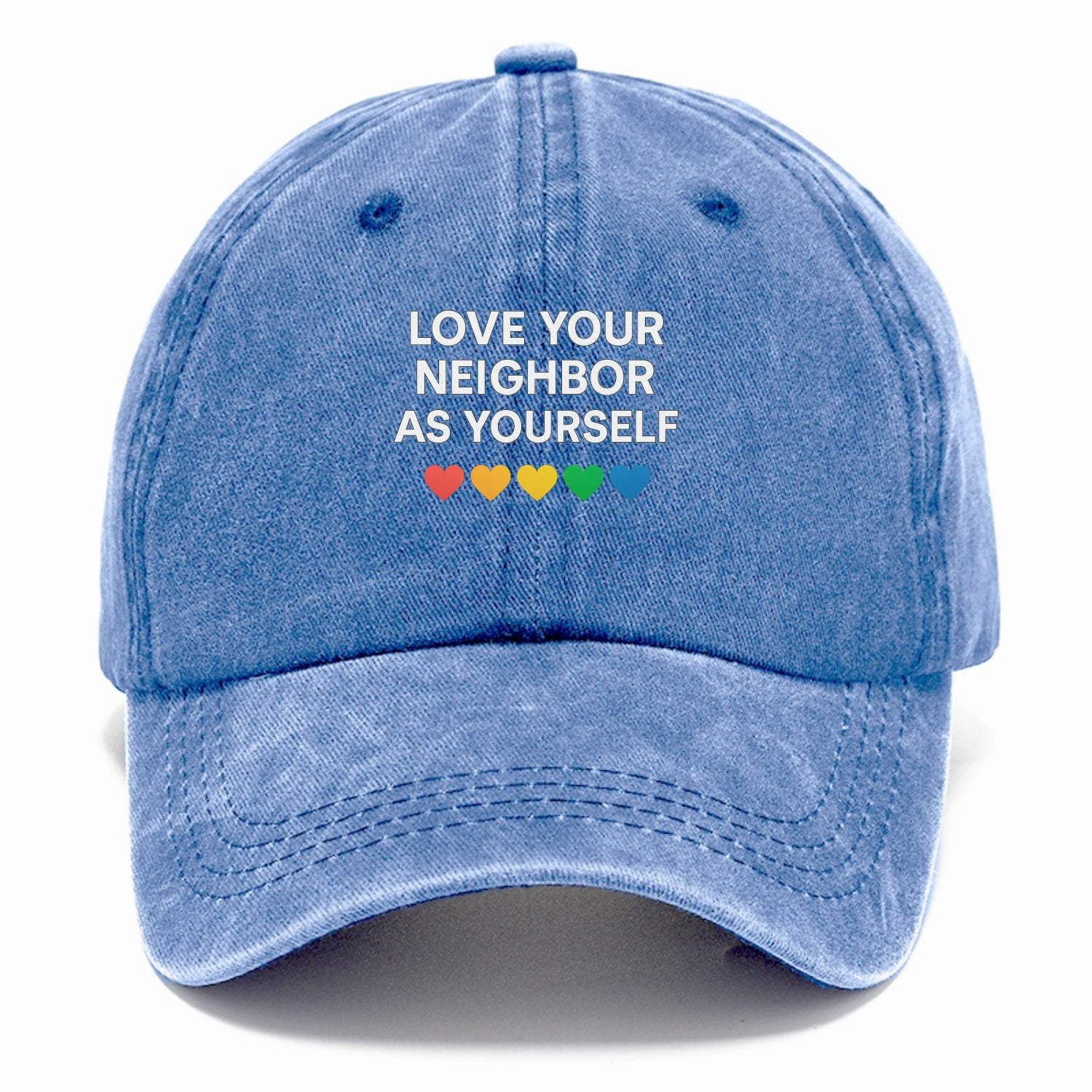 inspirational religious with lgbtq  pride Hat