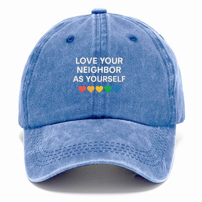 inspirational religious with lgbtq  pride Hat