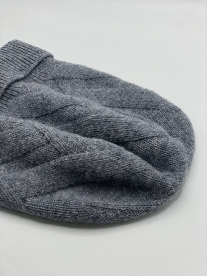 Gorro de invierno de cachemira Pandaize: elegante, de alta gama y tejido suave para el frío.