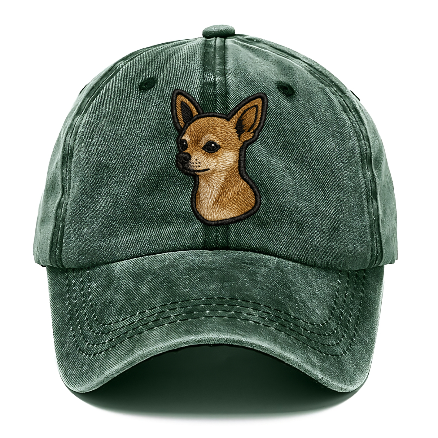 Chihuahua - Modern tiny dog logo with bo - Classic Cap
