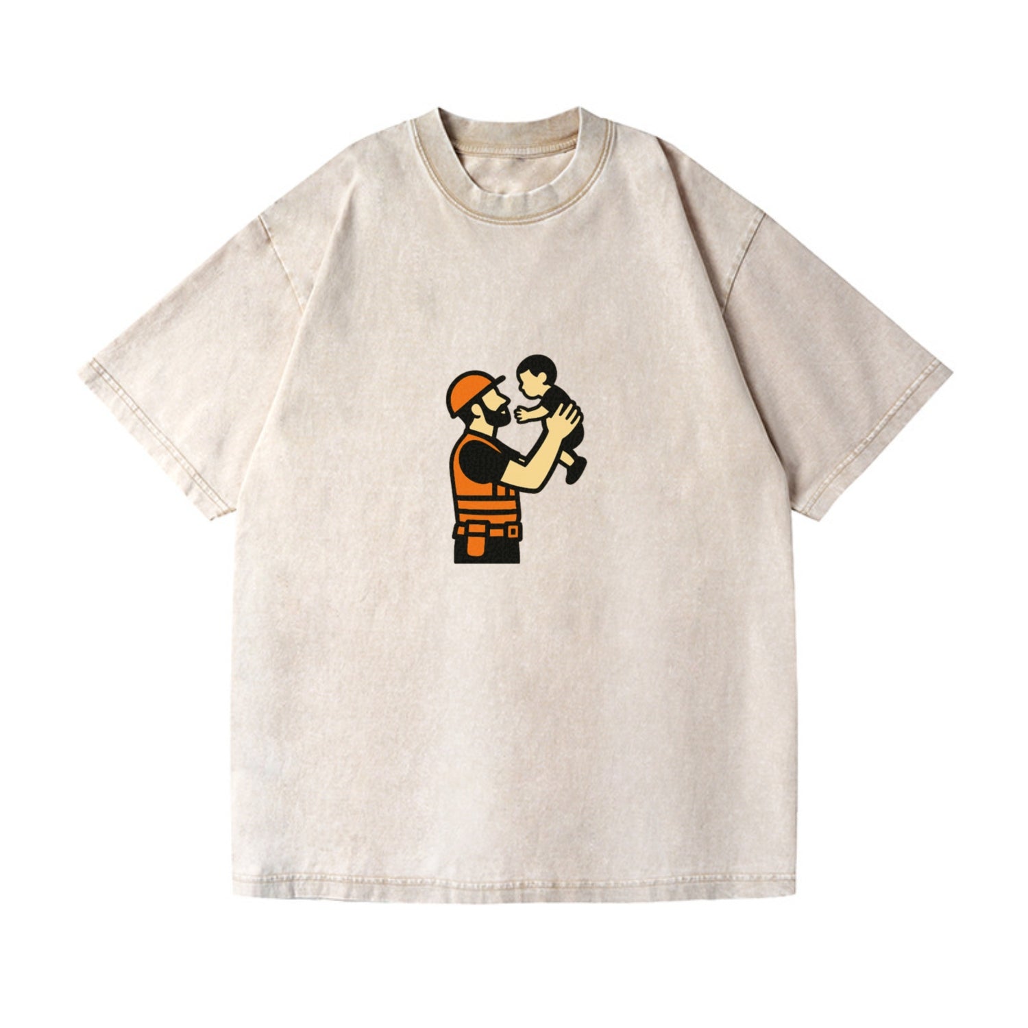 father and child  construction  family Hat