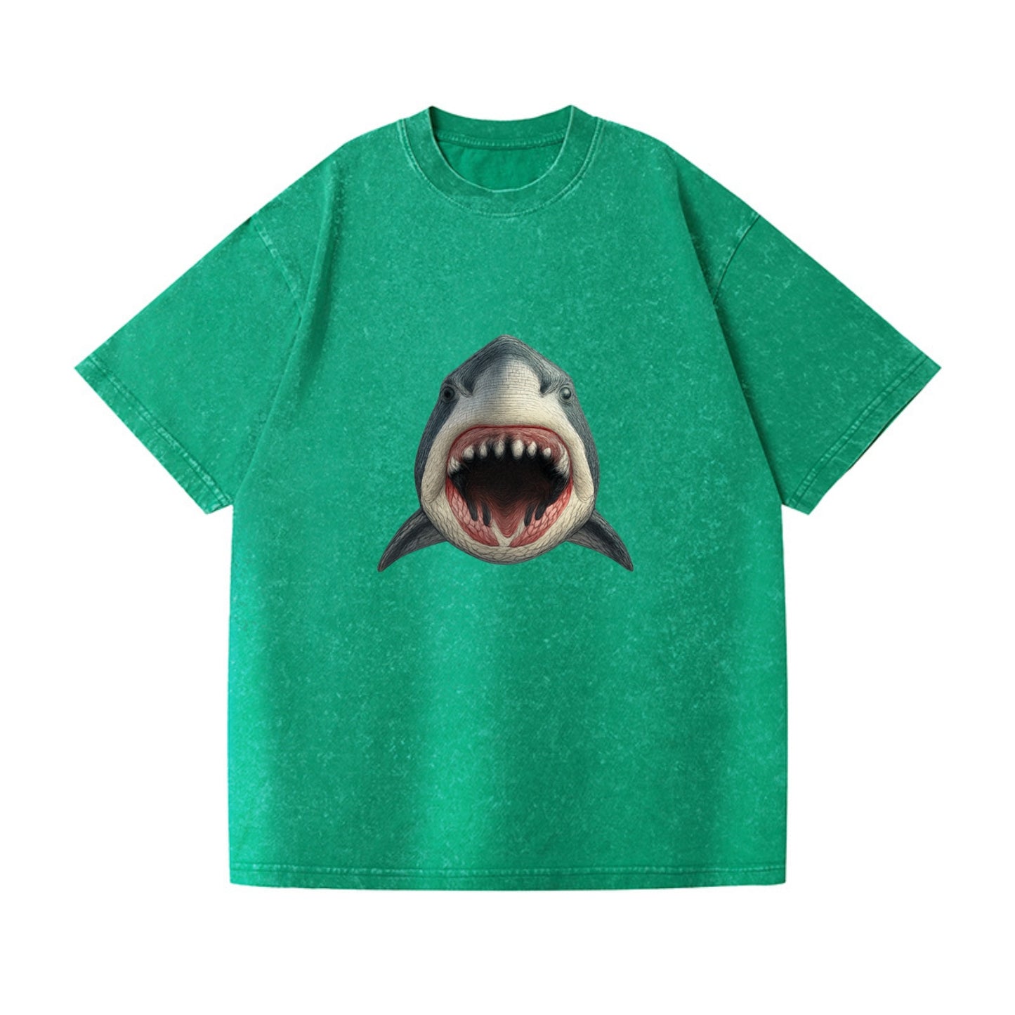 stylized shark maw ready to bite Hat