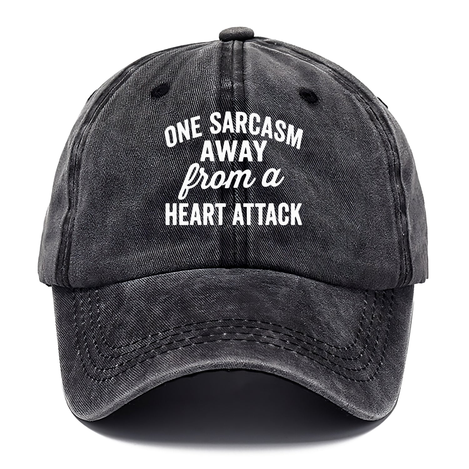 sarcasm heart attack Hat