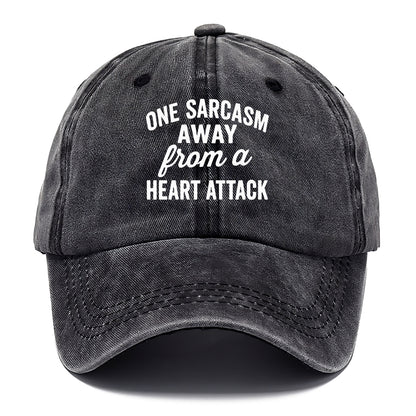 sarcasm heart attack Hat