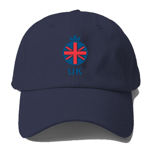 Union Jack Logo Baseball Cap For Big Heads