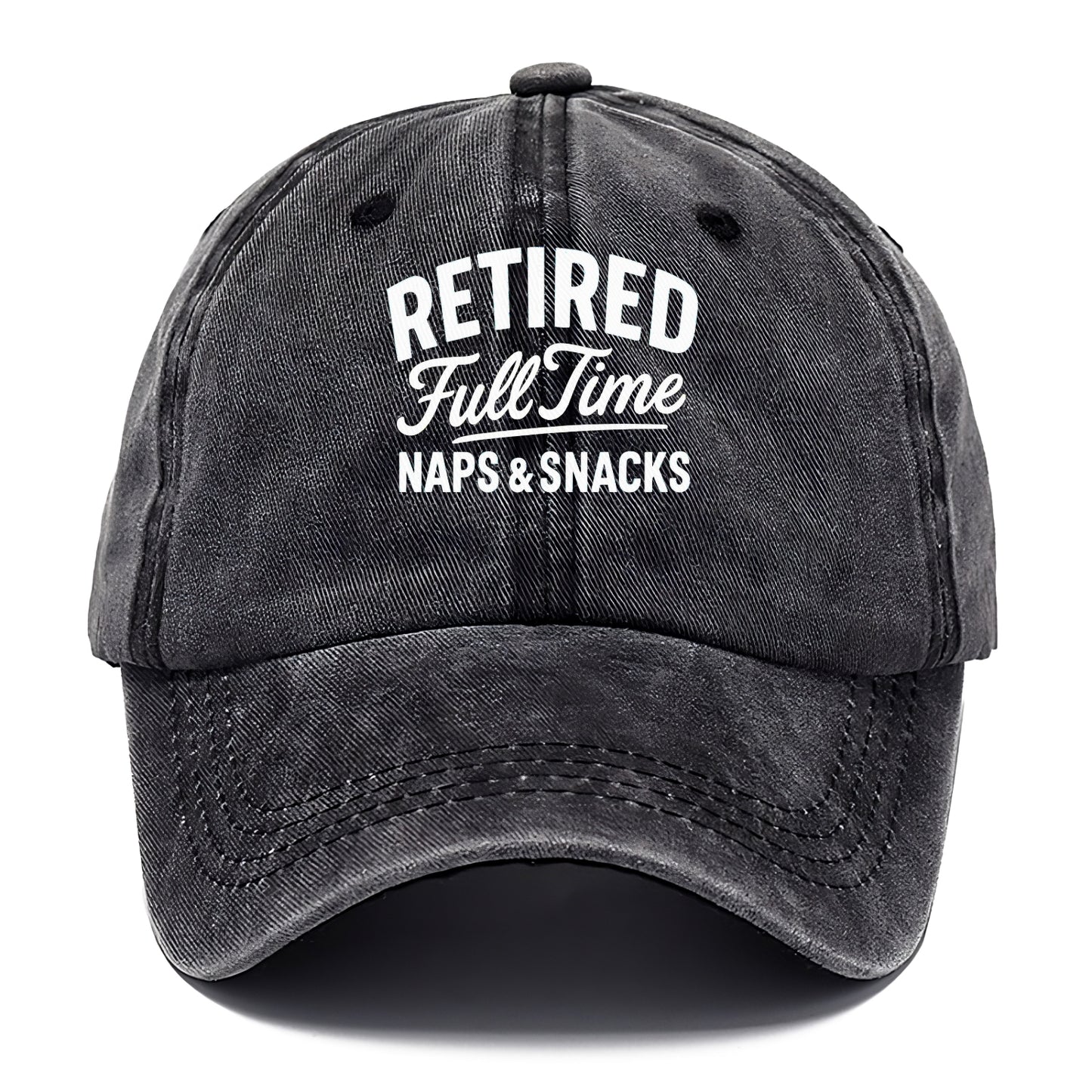 retired full time naps snacks Hat