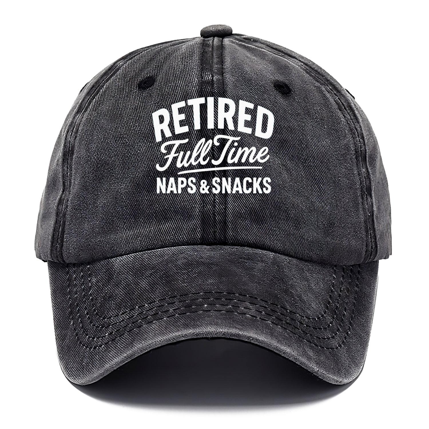 retired full time naps snacks Hat