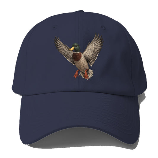 mallard in flight Hat