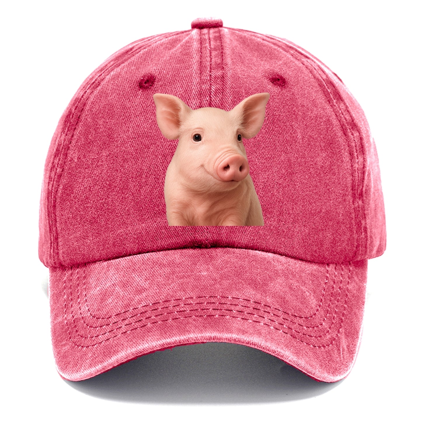 pig portrait design Hat