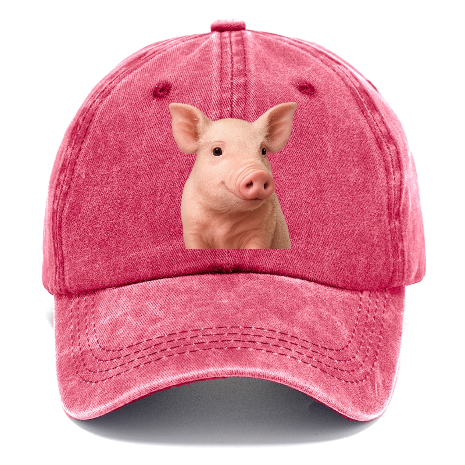 pig portrait design Hat