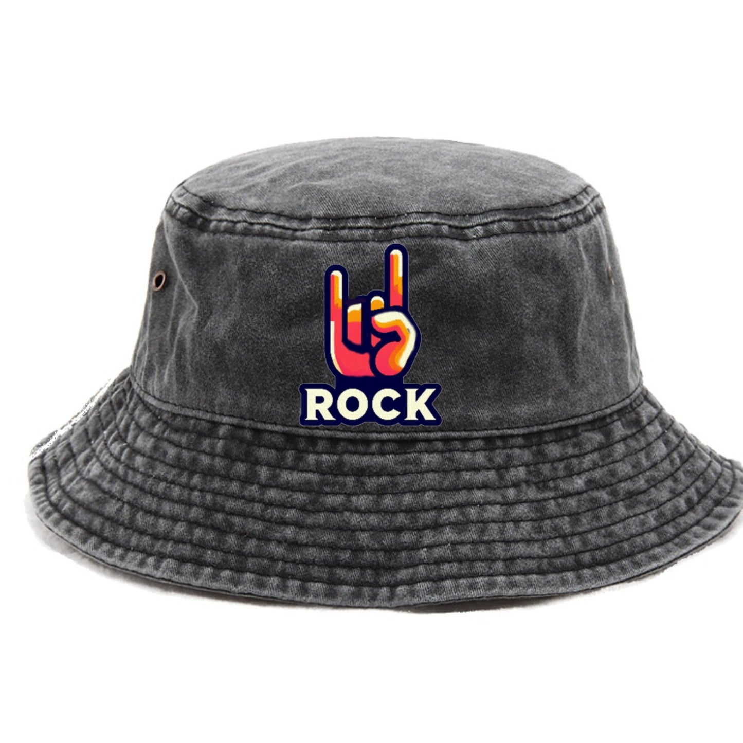 hand horn rock 2 Hat