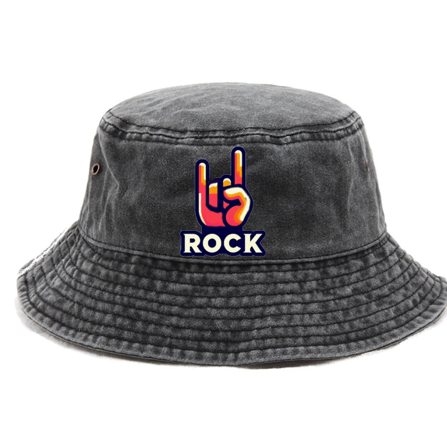 hand horn rock 2 Hat