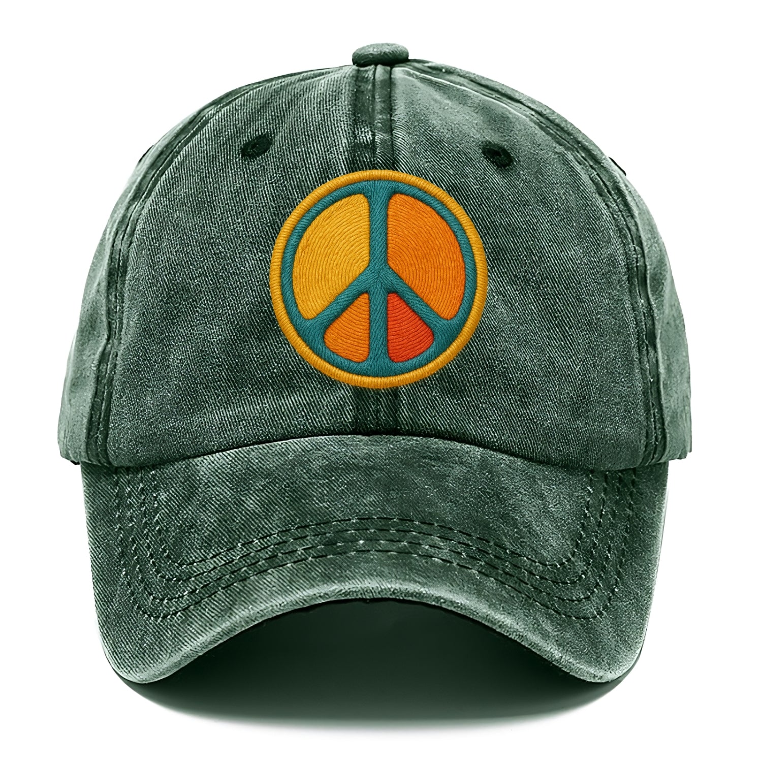 golden peace embroidered Hat