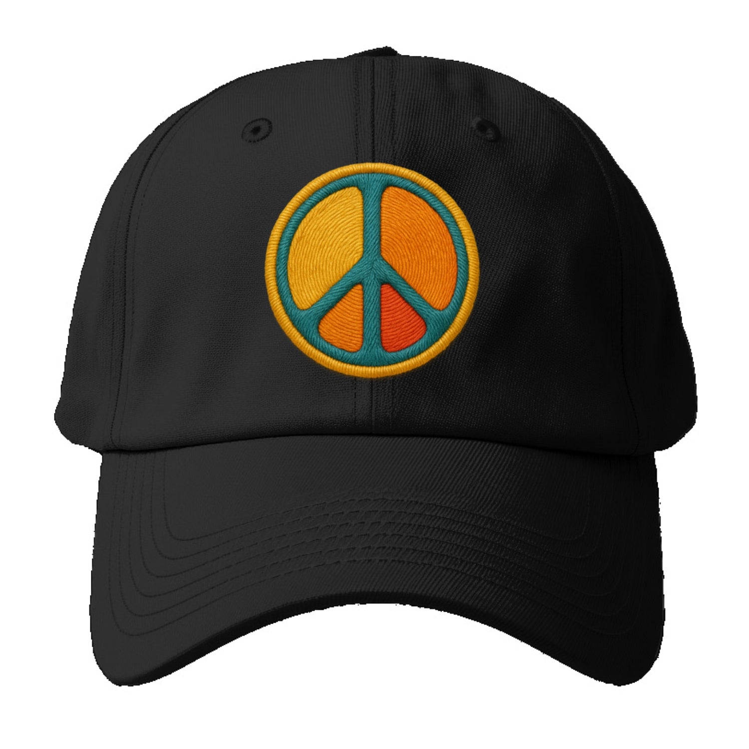golden peace embroidered Hat