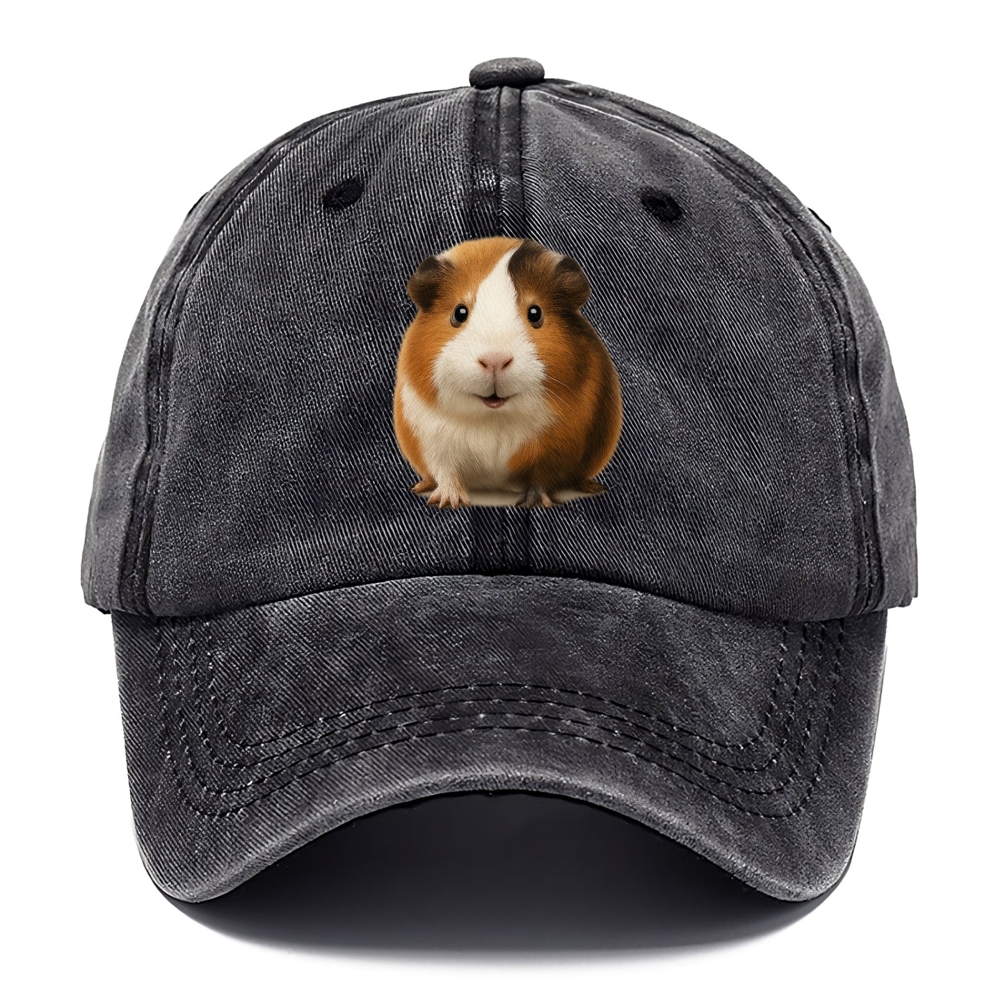 adorable guinea pig portrait design Hat