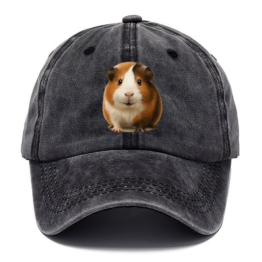 adorable guinea pig portrait design Hat