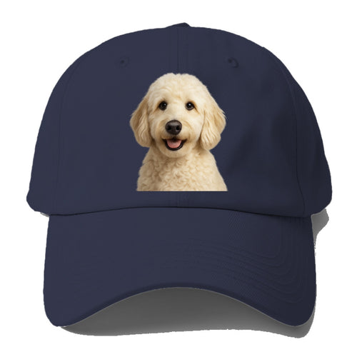 English Cream Doodle Portrait Design Baseball Cap